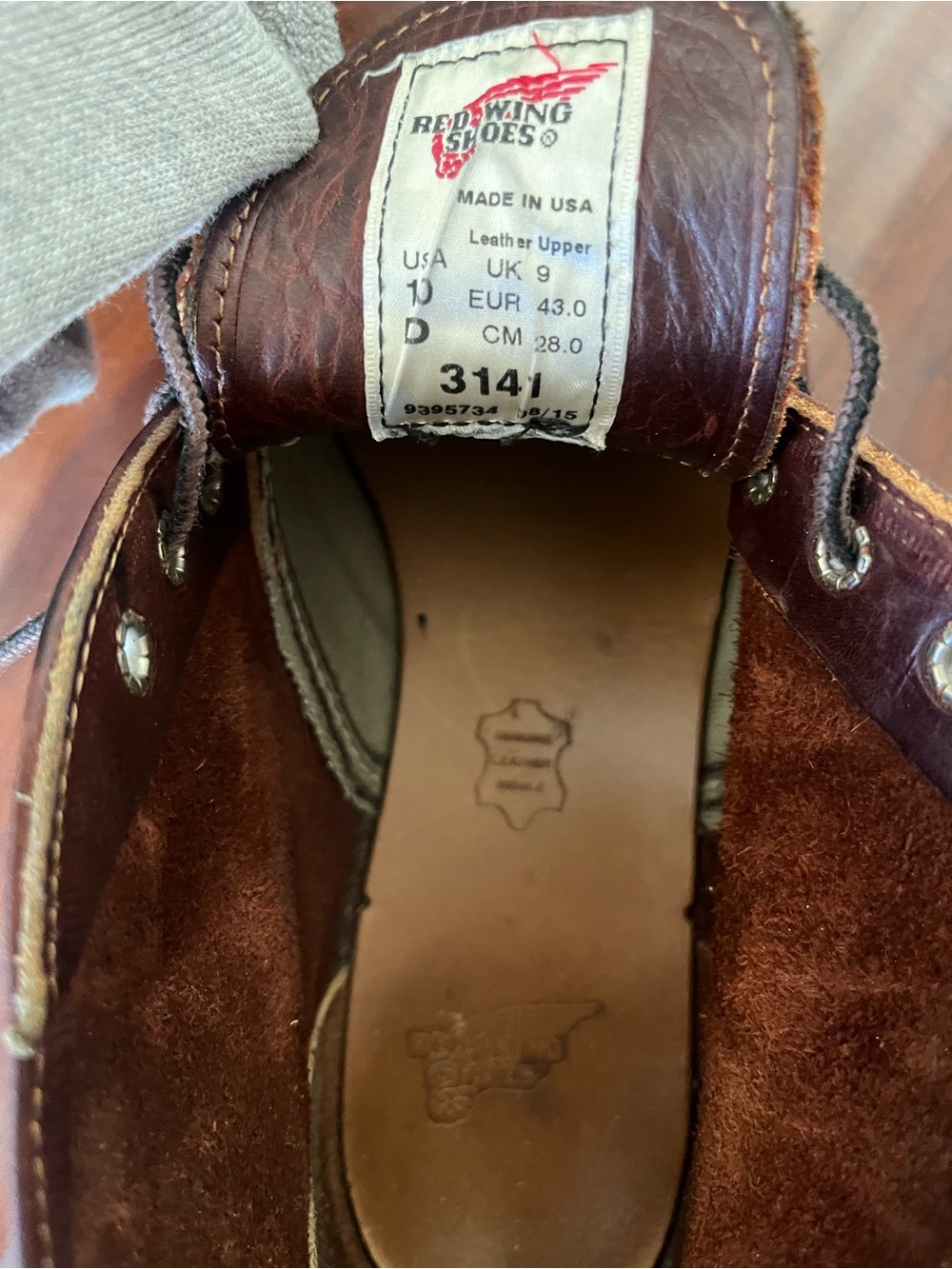 Red Wing Shoes MENS Brown Leather Chukka Boots - Picture 4 of 8